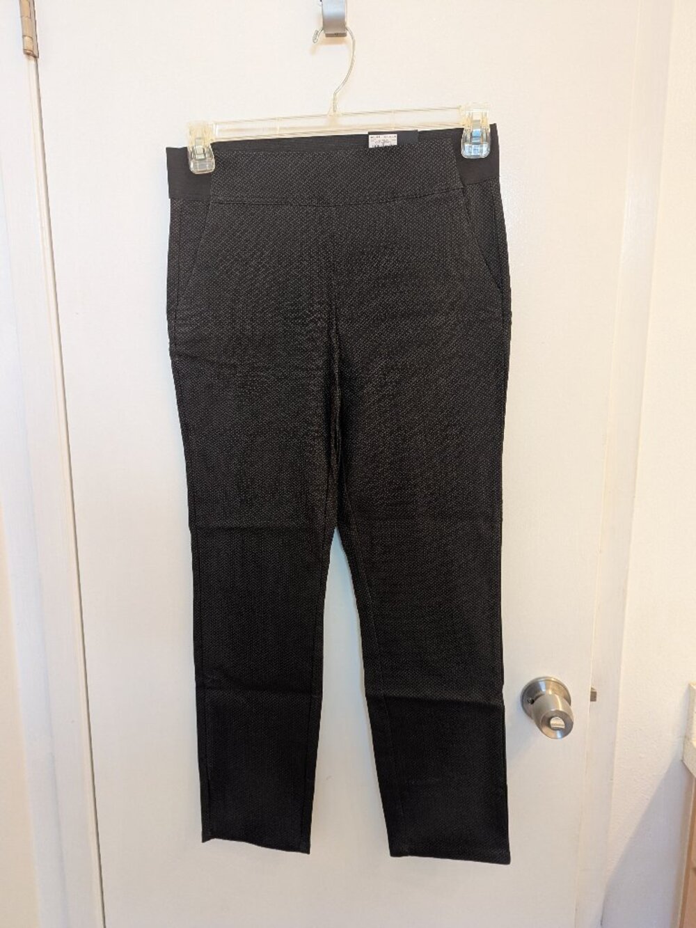 Simply Vera Vera Wang Dark Grey Pants Women's Size Medium